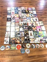 Lot of 64 DVD's and 4 Blu Rays