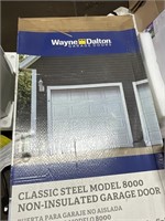Classic steel model, 8000 garage door