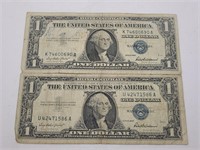 1957 Series Silver Certificate, Lot of 2
