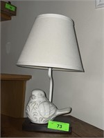 CERAMIC BIRD LAMP