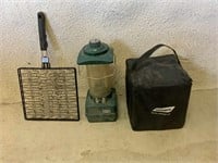 Camper leveling blocks, lantern, campfire toaster