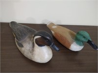 Vintage hand Carved & Painted Duck Decoys