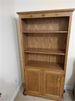 Solid Oak Custom Bookcase 34”x13”x70”