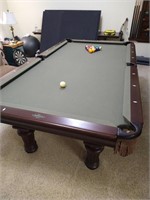 Brunswick 8ft Pool Table with Ping Pong Table Top