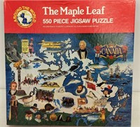 Vintage Around The World The Maple Leaf Puzzle