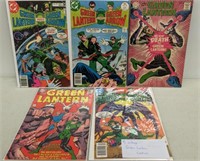 5 Vintage DC Green Lantern Comics