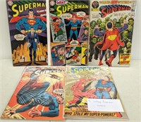 5 Vintage Superman Comics