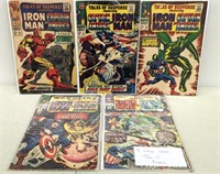 5 Vintage Marvel Tales of Suspense Comics