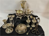 Sterling & Silver Plate, Coasters, Goblet ++