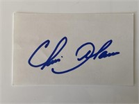 Pro golfer Chris DiMarco original signature