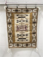 Navajo Indian Storm Pattern Rug Blanket