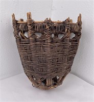 Antique Native American Indian Fish Trap Basket