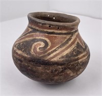 Ancient Salado Polychrome Indian Pottery Jar Pot