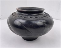 South American Black Pottery Vase