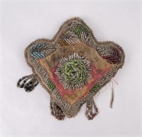 Antique Iroquois Indian Beaded Pin Cushion