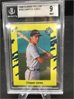 1990 Classic Yellow Chipper Jones Rookie