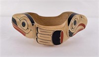 Haida Northwest Coast Indian Wood Grease Bowl
