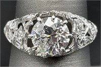 Vintage Style 1.65carat Diamond Ring
