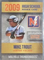 Mike Trout custom printed baseball card Rookie