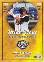 Mike Trout custom printed baseball card