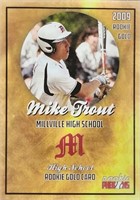 Mike Trout custom printed baseball card Rookie