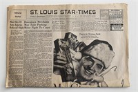 St. Louis Star-Times 1941 vintage newspaper