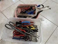 ASSORTED SHEERS, PLIERS, CLAMPS, & MORE