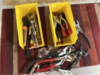 ASSORTED CHANNEL LOTS, PLIERS, VISE GRIPS, ETC