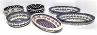 Boleslawiec Handmade Polish Pottery Bowls