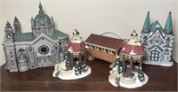 Lighted Christmas Buildings & Accessories