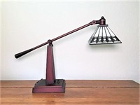 Tiffany-Style Swing Arm Desk Lamp