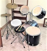 Percussion Plus Drum Kit with Stool