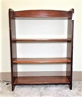 Wood Open Concept Book Shelf