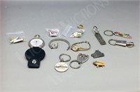 assorted watches & key chains