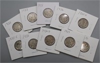 10 Pcs Buffalo Head Nickels