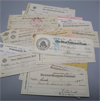 25 Pcs Vintage TN & VA Checks