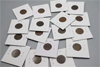 21 Pcs Indian Head Cent