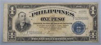 US Philippines 1 Peso Victory Note