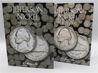 2 Pcs Jefferson Nickel Collector Books