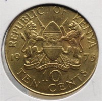 1975 Kenyan 10 Cents