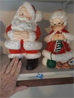 Santa & Mrs. Claus Figurines 2pc