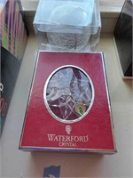 waterford Crystal ornament in box  And LED sphere