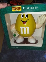 Yellow M&M Candy Dispenser