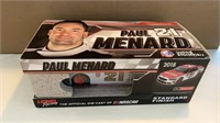 Paul Menard 1/24 Autographed NASCAR