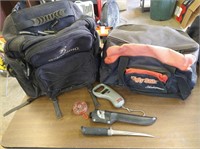 Browning & Shakespeare Bags, Rapala Knife & Scales