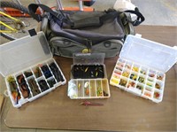 Plano Fishing Tackle Bag & Contents