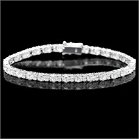 ^18k White Gold 9.00ct Diamond Bracelet