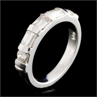 Platinum 0.56ctw Diamond Ring