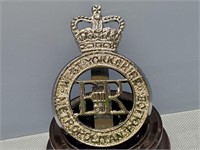 English Police Cap Badge WEST YORKSHIRE