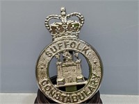 English Police Cap Badge SUFFOLK CONSTABULARY